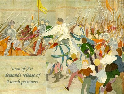 Joan of Arc Demands Release of French Prisoners by Louis Maurice Boutet de Monvel
